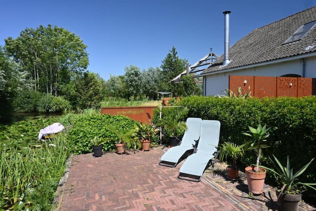Luxe Woonboerderij In De Natuur. Nieuwkoop Kültér fotó